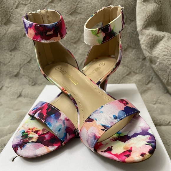 DREAM PAIRS Women's Fiona Fashion Stilettos Open Toe Pump Heeled Sandals - Picture 2 of 3